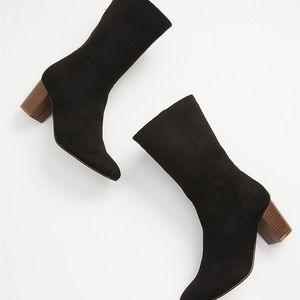 Brandi Black Mid Calf Boot/ women